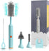 Electric Cleaning Brush with USB Rechargeable Electric Bottle Brush Cleaner and 3 Replaceable Silicone Bottle Brushes and Straw Cleaner Brush,Perf...