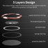Camera Lens Protector for Samsung Galaxy S22 Ultra, Scratch-Proof, Drop-Proof Alloy Phone Screen Camera Cover Protection for 6.8'' Accessories - B...