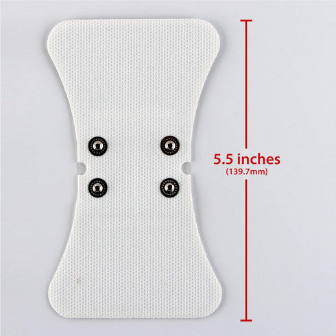 CHOICEMMED 2 Pack Universal Therma Heated TENS Unit Pads - Muscle Stimulator E-stim Electrodes - Universal Replacement Massage Pads for Electronic...