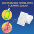 Portable Cleaning Wipes, Camping Dish Soap, Traveling Dish Wipe, Powerful in Grease Removal, Great for Traveling and Camping,30 pcs...