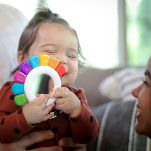 Baby Einstein Outstanding Opus The Octopus Sensory Rattle & Teether Multi-Use Toy, BPA Free & Chillable, 3 Months & up, Multicolored...