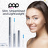 Pop Sonic USB Charge Anywhere Toothbrush(Silver) | Rechargeable Toothbrush w/Up to 40,000 Brush Strokes/Minute-Long-Lasting DuPont Nylon Bristles ...