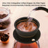 Paperless Collapsible Pour Over Coffee Dripper, Travel Pour Over Coffee Maker Camping with Reusable Metal Filter, Silicone Collapsible coffee filt...