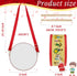 Kids Drum Set 7.87 in Wooden Toy Drum with Adjustable Strap 2 Drumsticks Educational Sensory Musical Instrument Drum Set for Toddlers Kids Baby To...