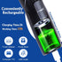 Dog Nail Grinder, Dog Nail Trimmers and Clippers Kit, 2-Speed and LED Light, Powerful Touch-Switch, Quiet and Low-Vibration Pet Nail Trimmers for ...