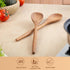 Wooden Spoons for Cooking,14 Inch Comfort Grip Wood Spoons,Wooden Kitchen Utensils for Stirring Scraping Flipping and Serving,Non-Stick Cookware S...