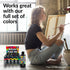 Black Acrylic Paint Premium Colors Paint Acrylic | Art Paints for Canvas and Outdoor Painting 8oz 236ml Bottle Mars Black...