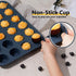 2 pack Mini Silicone Muffin Baking Pan & Cupcake Tray 24 Cups - Nonstick Cake Molds/Tin, Silicon Bakeware, BPA Free, Dishwasher & Microwave Safe (...