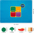 WATINC My Plate Felt-Board Stories Set 3.5Ft 53Pcs Preschool Vegetables Fruit Protein Grains Flannel Food Diary Classroom Theme Early Learning Pla...
