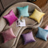 MIULEE Pack of 2 Decorative Velvet Throw Pillow Cover Soft Hot Pink Pillow Cover Soild Square Cushion Case for Spring Sofa Bedroom Car 18x 18 Inch...