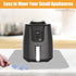 Heat Resistant Mat for Air Fryer, 16 x 20in Heat Resistant Mat for Countertop, Fireproof Silicone Countertop Protector Appliance Slider Mat for Ai...