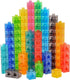 edxeducation Translucent Linking Cubes - Construction Toy for Early Math - Set of 100 - 0.8 Inch - Light Table Toy - Elementary + Preschool Learni...