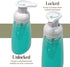 Clear Plastic Foaming Bathroom Countertop Soap Dispensers, Foaming Pump Bottles, Refillable Plastic Container for Liquid Soap, Compatible with Dr ...
