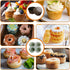 2 Pcs Air Fryer Accessories, Silicone Muffin Pans for Baking? Non-Stick Food-Grade Air Fryer Liners with 16 Disposable Paper Coated Baking Cups...