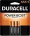 Duracell Coppertop AAA Batteries with Power Boost Ingredients, 6 Count Pack Triple A Battery with Long-lasting Power, Alkaline AAA Battery for Hou...