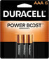 Duracell Coppertop AAA Batteries with Power Boost Ingredients, 6 Count Pack Triple A Battery with Long-lasting Power, Alkaline AAA Battery for Hou...