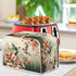 Hummingbird Floral Print 2 Slice Toaster Covers Dust Protection Bread Maker Covers Toaster Oven Cloth Cover Kitchen Accessories Washable Appliance...