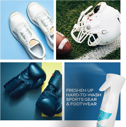 Sports Odor Eliminator - Unscented Deodorizer Spray for Sneakers, Bowling Shoes, Hockey Gear, Helmets, and Ice Skates - 9 Fl Oz (266 ml)...