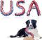 Vehomy 4th of July Dog Toys U S A Shape Dog Chewing Toys Dog Cotton Rope Toys Puppy Independence Day Interactive Toy Patriotic Dog Toys for Small ...