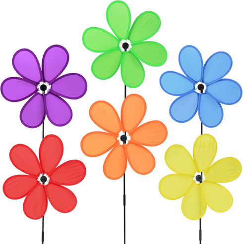 B bangcool Wind Spinners Sunflower Lawn Pinwheels Windmill Party Pinwheel Wind Spinner for Patio Lawn & Garden...