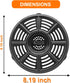 GXF Air Fryer Grill Pan for Ninja 4 QT AF101 5.5 Quart AF161 Max XL AF150 XL Air Fryers, 8.2 IN Non-Stick Round Grill Plate Tray Accessories Repla...