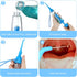 Nuanchu Tonsil Stone Remover Set, 1 Manual Pump Type Low Pressure Irrigator Oral, 1 Tonsil Stone Remover with LED Light, 1 Stainless Steel Removal...