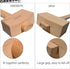 GREBSTK Wooden Mallet Manual Ice Hammer Mallet Beech Solid Carpenter Woodworking Mallet 12"...