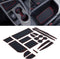 TOPINSTALL Accessorize Interior Mats Compatible with 2018-2024 Toyota Camry Accessories, Non-Slip Cup Holder Mats Door Pocket Pads Center Console ...