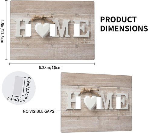 Home Wall Plate 3 Gang Triple Toggle Decorative Light Switch Cover Modern Abstract Switch Plate Cover for Bedroom Kitchen Home Decor White Love...