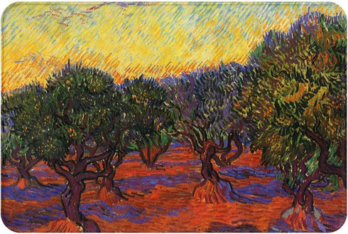 Van Gogh Painting Tree Bath Rugs Mats Oil Painting Art Door Mat Outdoor Doormat Non Slip Absorbent Bathroom Floor Mat Carpet for Home Kitchen Entr...