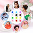 Haysandy 12 Pcs 50s Retro Chiffon Sheer Square Neck Head Scarf for Women Handkerchief Lightweight Satin Ribbon Scarf Hemmed Sheer Neck Scarf Juggl...