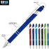 2-in-1 Stylus Ballpoint Pen for Touch Screens - Compatible with Ipad, iPhone, Android - Universal Pens for Tablet - Multi-Use Ballpoint Tip Pens, ...