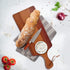 AIDEA Acacia Wood Cutting Board with Handle, Wooden Cheese Board Charcuterie Boards for Bread, Meat, Fruits, Cheese and Serving, Food Serving Tray...
