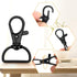 Hotop 56 Pieces D rings for purse bag hardware purse hardware for bag making buckles craft (Black,25 mm)...