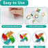 48 Pcs Breath Calm Anxiety Sensory Stickers Reusable Textured Tactile Rough Calming Stickers Adhesive Sensory Strips for School Office Classroom D...