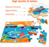 Puzzles for Kids Ages 4-6,24 Pieces Wooden Puzzles for Toddlers Ages 3-5 4-8 3 4 5 6 3-4 Year Olds.4 Pack Car Puzzle Set Children Jigsaw Puzzles f...