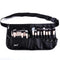 MSQ Makeup Brush Bag with Belt Cosmetic Brush Pouch Holder Organizer Multi Pocket Apron Pack with Adjustable Artist Belt Strap Large Capacity Grea...