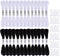Embroidery Floss,13 Skeins White & 13 Skeins Black Embroidery Threads for Cross Stitch,Friendship Bracelets String,and DIY Art Craft,with 10 PCS F...