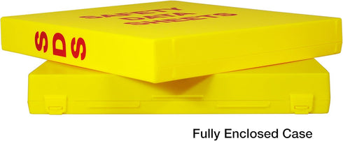 UniKeep SDS Binder - 1.5'' Capacity, (3 Poly rings), Fully Enclosed...
