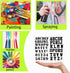 20 Pieces Letter Stencils Reusable Letter Stencils for Painting on Wood, Plastic Alphabet Numbers Stencils, Letter Stencil Template for Notebook, ...