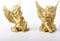 lemonadeus Gold Angels Resin Cherubs Statue Figurine Indoor Outdoor Home Garden Decoration Adorable Angel Sculpture Cute Angel Collection Wings An...