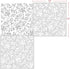 GSS Designs Flourish Leaf Stencils for Painting on Wood Canvas Paper Fabric Floor Wall Tile Fancy Flourish Background 12x12Inch Reusable DIY Art C...