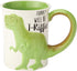 Enesco Our Name is Mud “Tea Rex” Stoneware Coffee, 16 oz. Sculpted Mug, Green,6000549...