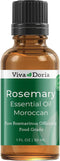Viva Doria 100% Pure Moroccan Rosemary Essential Oil, Undiluted, Food Grade, 30 mL (1 Fluid Ounce)...