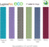 Martingale Dog Collar by Lupine ECO collection 1" wide Berry adjusts 15" to 22"...