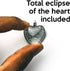 Bastex Heart Shaped Pendants for Jewelry Making. 80 pieces of DIY Pendant Tray Necklace Charms, Includes Metal Bezels and Cabochons - 1 inch, Silv...