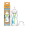Dr. Brown's Natural Flow Anti-Colic Options+ Wide-Neck Glass Baby Bottle 9 oz/270 mL,with Level 1 Slow Flow Nipple,1 Pack,0m+...