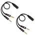 SaiTech IT 3.5 mm Exclusives Headphone Splitter for Computer 3.5mm to 2 Dual Mic Audio Y Splitter Cable Smartphone Headset to PC Adapter, Tablet (...