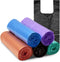 5 Rolls 100 Counts 4 Gallon Handle-Tie Small Trash Bag, Little garbage bags for Bathroom, Kitchen,Picnic,Office,Bedroom,Car (5 Roll)...