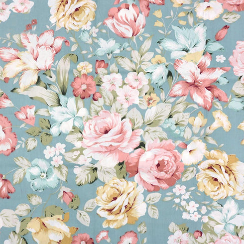 Hanjunzhao Green Fat Quarters Fabric Bundles, Precut Quilt Sewing Quilting Fabric, 18 x 22 inches (Green Floral)...